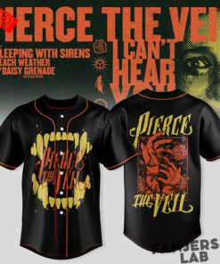 Pierce the Veil – I Can’t Hear You World Tour Australia 2026 Baseball Jersey