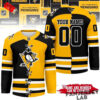 Pittsburgh Penguins Custom Split Color Hockey Jersey