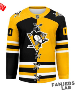 Pittsburgh Penguins Custom Split Color Hockey Jersey 4.jpg