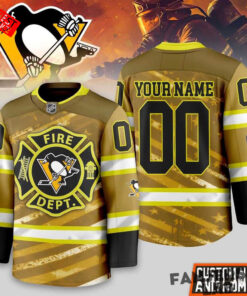 Pittsburgh Penguins Fire Dept Custom Hockey Jersey 2.jpg
