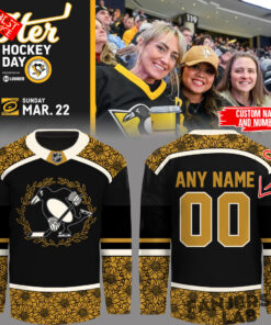 Pittsburgh Penguins Her Hockey Day Custom Jersey