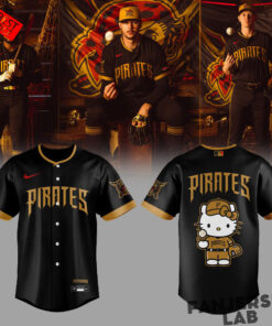 Pittsburgh Pirates 2026 City Connect Hello Kitty Limited Edition Baseball Jersey 1.jpg