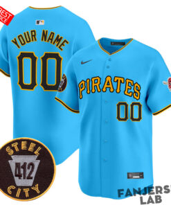 Pittsburgh Pirates 412 Steel City Baseball Jersey 5.jpg