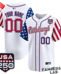 Pittsburgh Pirates America250 Edition Custom Baseball Jersey 1.jpg