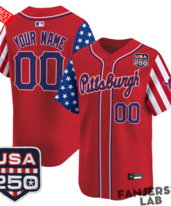 Pittsburgh Pirates America250 Edition Custom Baseball Jersey 2.jpg
