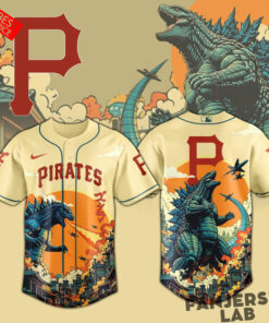 Pittsburgh Pirates x Godzilla Limited Edition Baseball Jersey