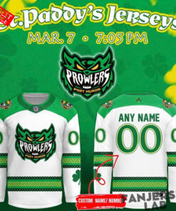Port Huron Prowlers St. Paddy 2026 Custom Hockey Jersey