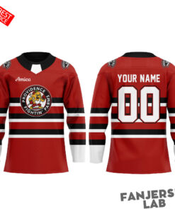 Providence Bruins Fightin Parms Strike Back Custom Hockey Jersey