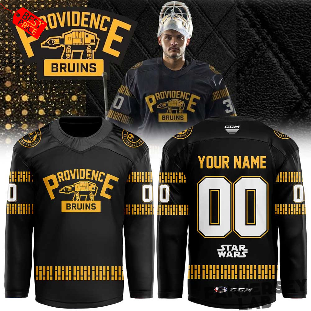 Providence Bruins Star Wars Night 2026 Custom Hockey Jersey Providence Bruins Star Wars Night 2026 Custom Hockey Jersey