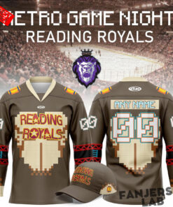 Reading Royals 2026 Retro Game Night Custom Hockey Jersey