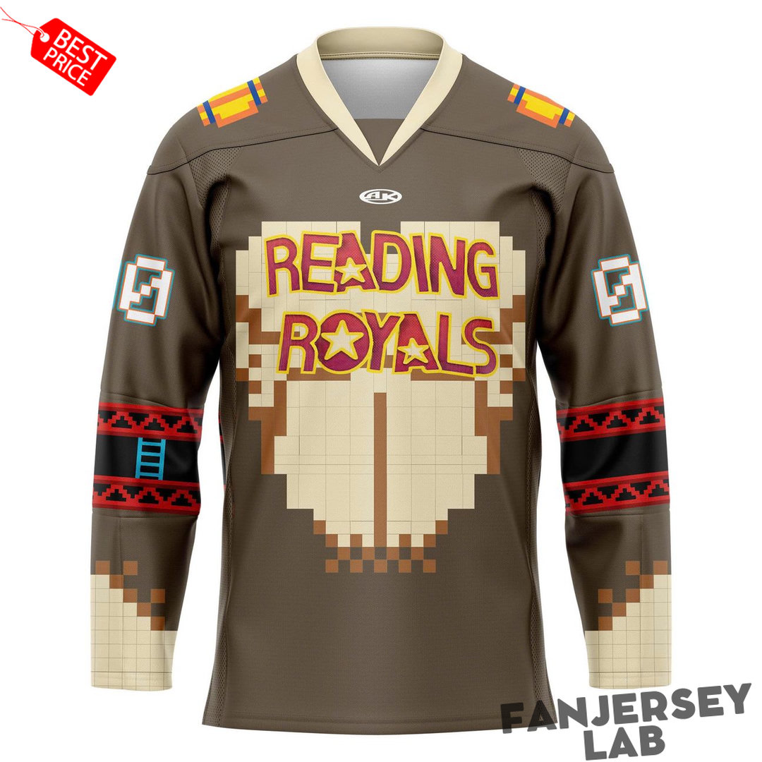 Reading Royals 2026 Retro Game Night Custom Hockey Jersey Reading Royals 2026 Retro Game Night Custom Hockey Jersey
