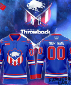 Rochester Americans 1980’s Throwback Night Custom Hockey Jersey