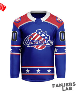 Rochester Americans Throwback 2000’s Throwback Personalized Hockey Jersey