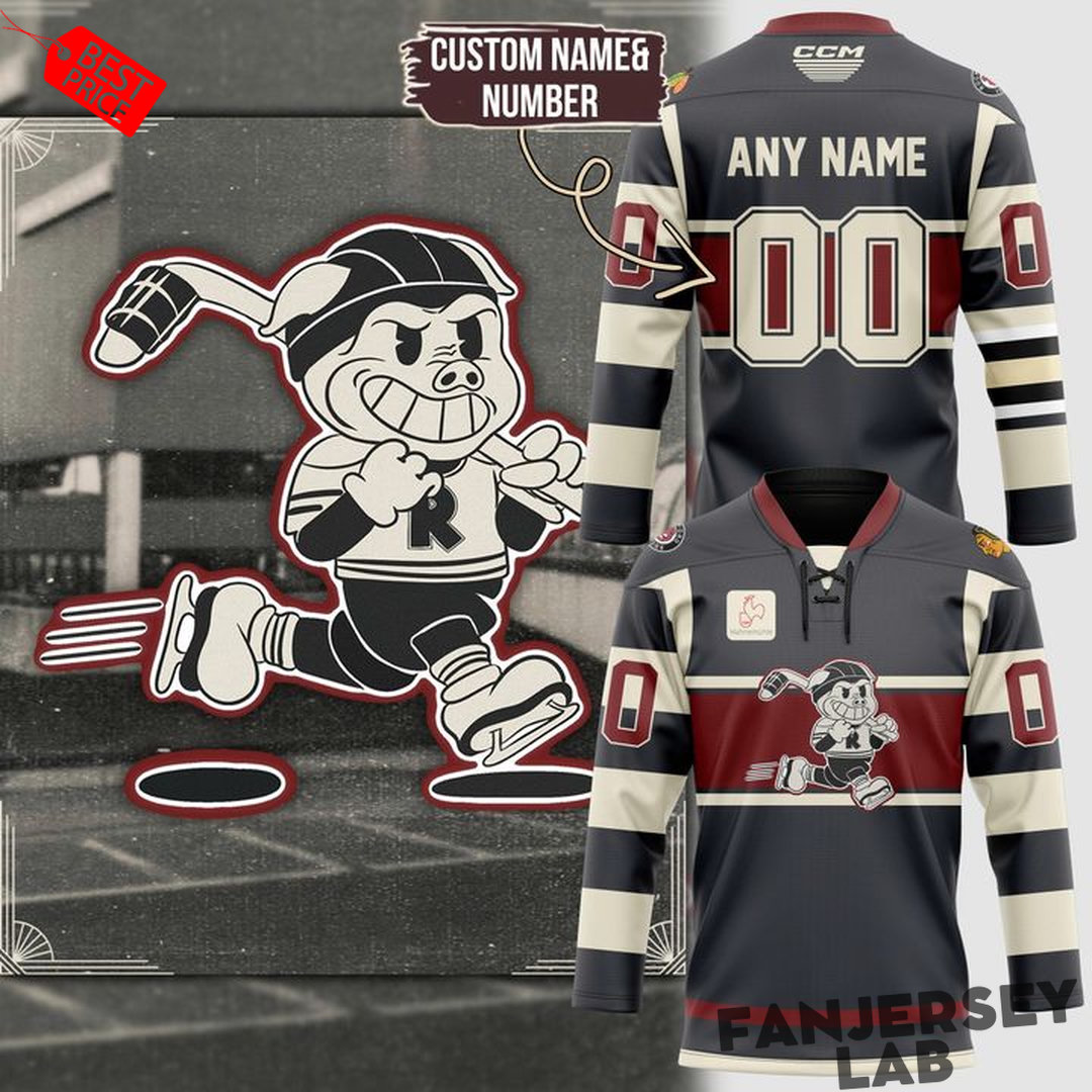 Rockford IceHogs in the 1920’s Hockey Jersey Rockford IceHogs in the 1920’s Hockey Jersey