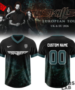 SKILLET: EU & UK TOUR 2026 Customize Football Jersey