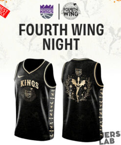 Sacramento Kings Fourth Wing Night Custom Basketball Jersey