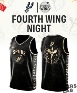 San Antonio Spurs Fourth Wing Night Custom Basketball Jersey