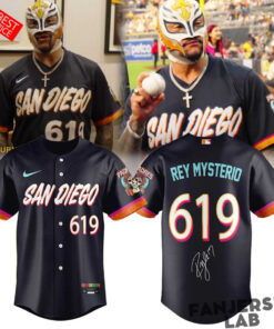 San Diego Padres Rey Mysterio 619 City Connect Custom Baseball Jersey