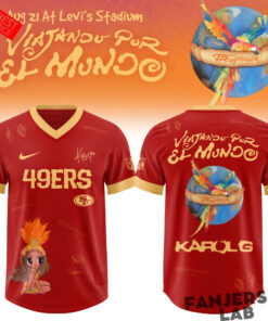 San Francisco 49ers Viajando Por El Mundo Tropitour 2026 Football Jersey