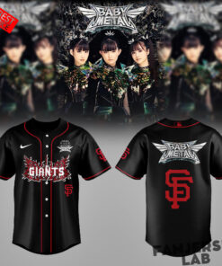 San Francisco Giants BABYMETAL World Tour 2026 NORTH AMERICA Baseball Jersey 1.jpg