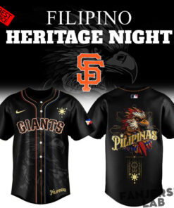 San Francisco Giants Filipino Heritage Night 2026 Custom Baseball Baseball Jersey