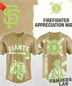 San Francisco Giants Firefighter Appreciation Night 2026 Baseball Jersey