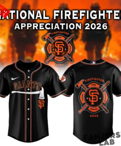 San Francisco Giants National Firefighter Appreciation 2026 Baseball Jersey
