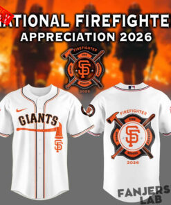 San Francisco Giants National Firefighter Appreciation 2026 Baseball Jersey