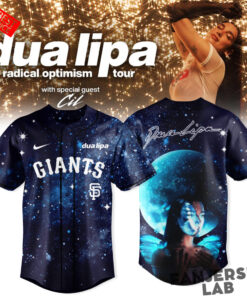 San Francisco Giants x Dua Lipa — Radical Optimism Tour North America Baseball Jersey