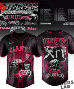 San Francisco Giants x GREYDAY 2026 Pink Chaos Baseball Jersey
