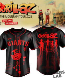 San Francisco Giants x Gorillaz — The Mountain Tour 2026 North America Baseball Jersey