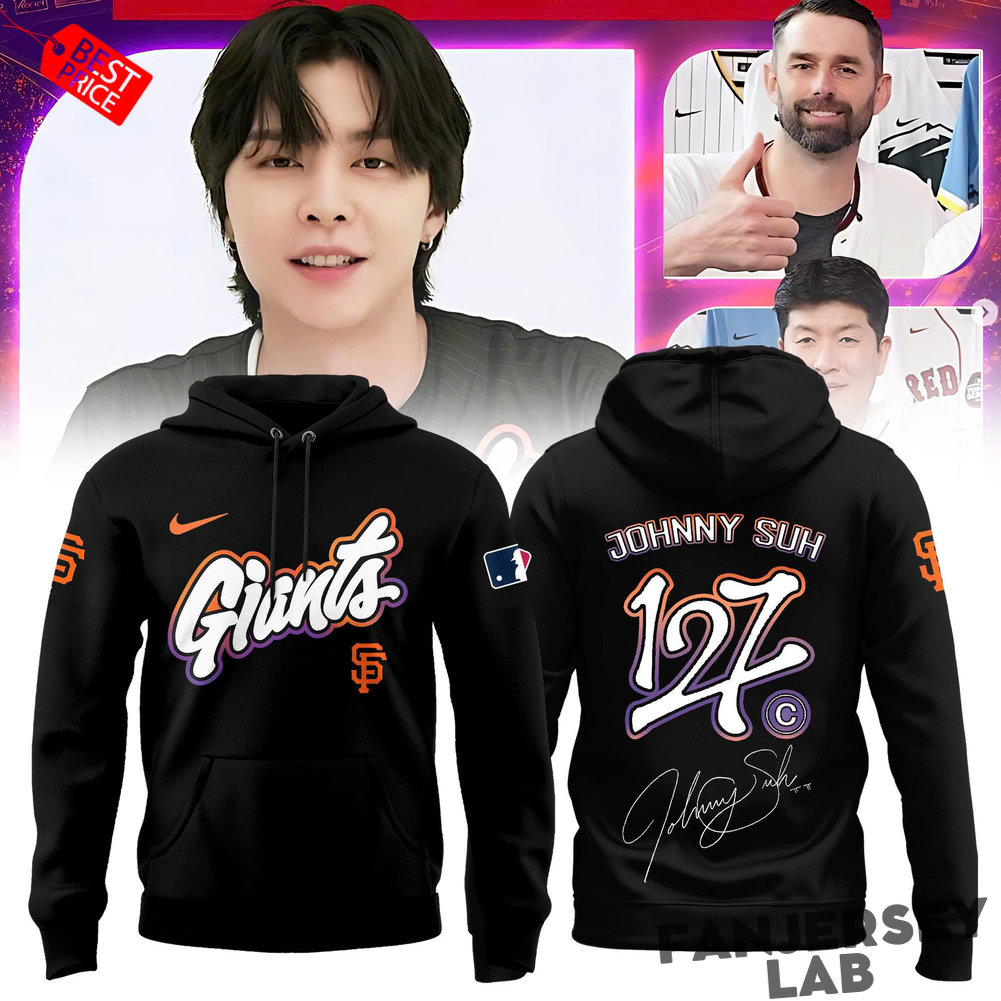 San Francisco Giants x K Pop Johnny Suh Edition Hoodie San Francisco Giants x K Pop Johnny Suh Edition Hoodie