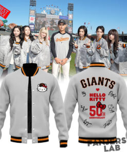 San Francisco Giants x NMIXX Is Loving Their Time At Oracle Park Baseball Jacket San Francisco Giants x NMIXX Is Loving Their Time At Oracle Park Baseball Jacket