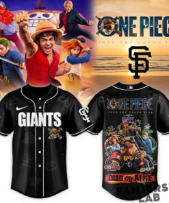 San Francisco Giants x One Piece Live Action Series 2026 Baseball Jersey San Francisco Giants x One Piece Live Action Series 2026 Baseball Jersey