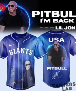 San Francisco Giants x Pitbull I’m Back 2026 Baseball Jersey