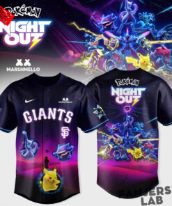 San Francisco Giants x Pokémon Night Out 2026 Edition Baseball Jersey