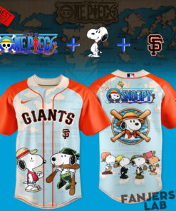 San Francisco Giants x Snoopy x One Piece 2026 Baseball Jersey