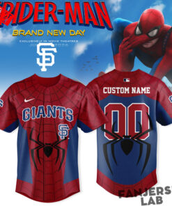 San Francisco Giants x Spider-Man 2026 Custom Baseball Jersey