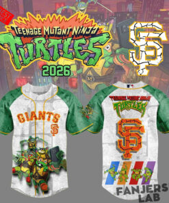 San Francisco Giants x Teenage Mutant Ninja Turtles 2026 Baseball Jersey San Francisco Giants x Teenage Mutant Ninja Turtles 2026 Baseball Jersey