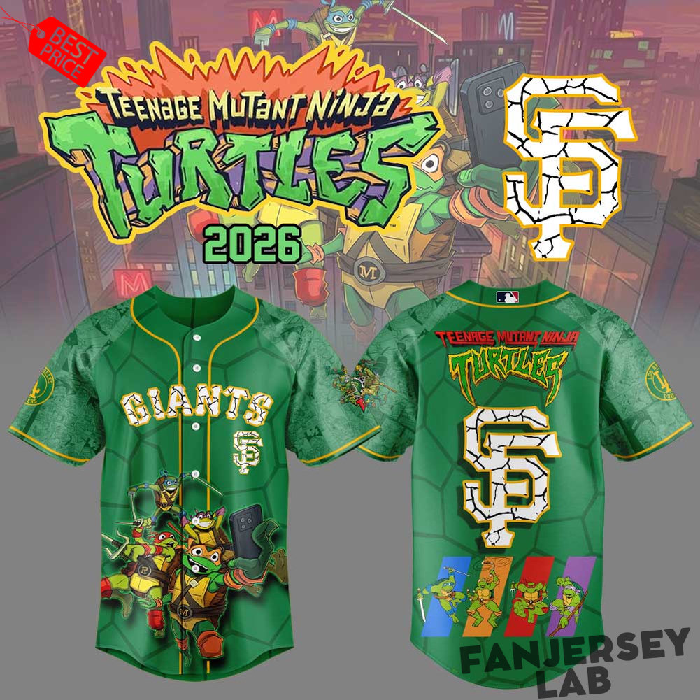 San Francisco Giants x Teenage Mutant Ninja Turtles 2026 Baseball Jersey San Francisco Giants x Teenage Mutant Ninja Turtles 2026 Baseball Jersey