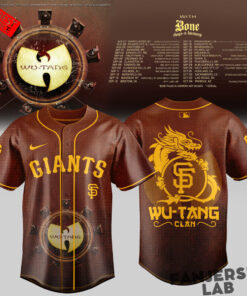 San Francisco Giants x Wu-Tang Clan The Final Chamber – US Tour 2026 Baseball Jersey