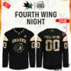 Seattle Kraken Fourth Wing Night Custom Hockey Jersey