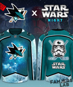 San Jose Sharks x Star Wars Night Special Edition Hockey Jersey