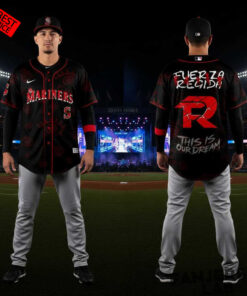Seattle Mariners Fuerza Regida This Is Our Dream Stadium Tour 2026 Baseball Jersey