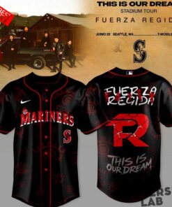 Seattle Mariners Fuerza Regida This Is Our Dream Stadium Tour 2026 Baseball Jersey