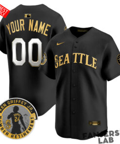Seattle Mariners Ken Griffey Jr. Custom Baseball Jersey