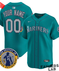 Seattle Mariners Ken Griffey Jr Custom Baseball Jersey 4.jpg