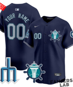 Seattle Mariners Trident Baseball Jersey
