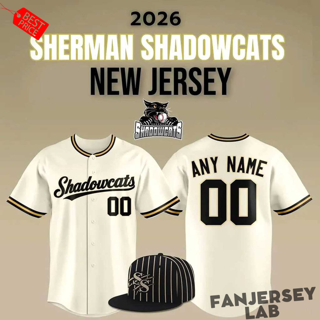 Sherman Shadowcats Special New 2026 Custom Baseball Jersey Sherman Shadowcats Special New 2026 Custom Baseball Jersey