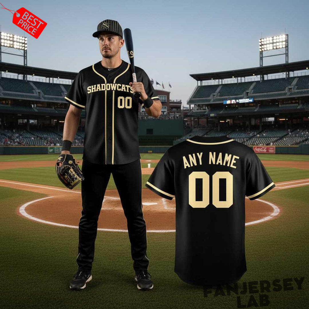 Sherman Shadowcats Special New 2026 Custom Baseball Jersey Sherman Shadowcats Special New 2026 Custom Baseball Jersey